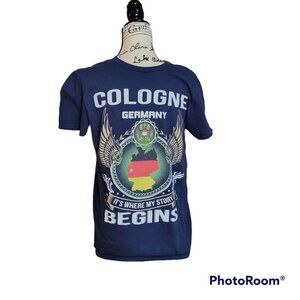 Anvil Cologne Germany Navy Tee - Size M